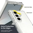 thumbnail image 5 of Dteck Magnetic for Samsung Galaxy Z Fold 7 Case with Camera Lens Cover, Transparent Back Non-Slip Hard PC Shockproof Bumper Protective Phone Case Cover for Samsung Z Fold 7,Clear, 5 of 7