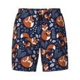 thumbnail image 5 of Rocae Cute Foxes for Men's Swim Trunks Quick Dry With Two Side Pockets and One Lined Patch PocketLarge, 5 of 9