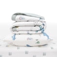 thumbnail image 2 of Cotton Muslin Toddler Bedding 3 Piece Set - Whales, 2 of 9