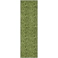 thumbnail image 2 of Addison Rugs Mayfield Washable Transitional Floral Olive Runner Rug, 2'3" x 7'6", 2 of 5