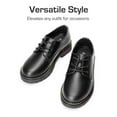 thumbnail image 4 of DREAM PAIRS Boys Girls Dress Shoes Kids Uniform Formal Classic Oxfords Lace-up for Toddler Little Big Kid, 4 of 6