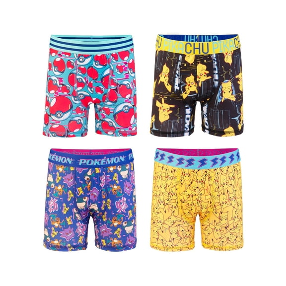 Pokemon Poly Athletic Boxer Brief Boys Size XS