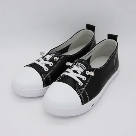 

Classic Lace-Up Skate Shoes Casual Faux Leather Low Top Sneaker Women‘s Footwear