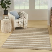 Nourison Positano Indoor/Outdoor Beige Ivory 5' x 7' Area Rug (5x7)