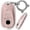 D Pink, variant on Key Fob Cover Compatible with Mercedes Benz A B C G R M E S Class C300 AMG GLC 300 GLA Maybach S 680 2025-2026 Keychain Case Holder Protector,A Pink
