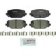 thumbnail image 1 of Bosch Bc1596 Quietcast Premium Juego De Pastillas De Freno De Disco De Cerámica - Compatible Con Chrysler Town & Country Selectos; Dodge Grand Caravan Viaje; Ram C/V; Volkswagen Routan; Trasero, 1 of 1