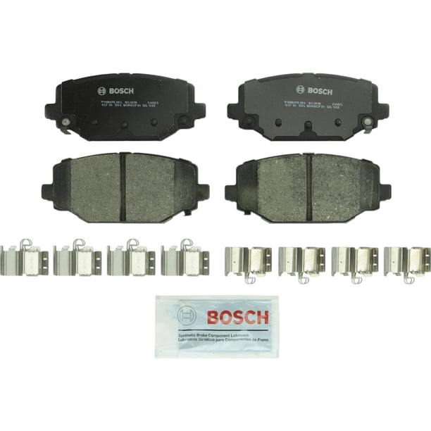 Bosch Bc1596 Quietcast Premium Juego De Pastillas De Freno De Disco De Cerámica - Compatible Con Chrysler Town & Country Selectos; Dodge Grand Caravan Viaje; Ram C/V; Volkswagen Routan; Trasero