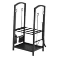 thumbnail image 4 of Flynix Firewood Rack Heavy Duty Metal, 2 Tier, Firewood Holder Storage, Wood Rack, Fire, 4 of 7