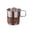 Purple, variant on Stainless Steel Travel Mug with Lid and Handle Leak Proof Portable Coffee Cup for Camping Hiking Outdoor Adventures