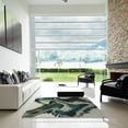 thumbnail image 7 of Ahgly Company Machine Washable Indoor Round Transitional Charcoal Black Area Rugs, 8' Round, 7 of 7