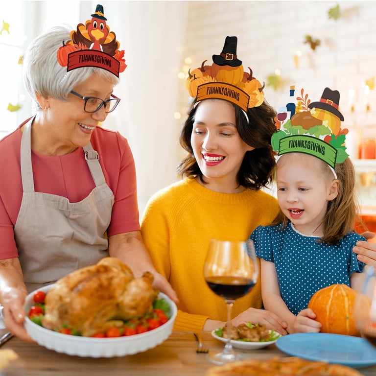 Thanksgiving Headband Set of 6 Turkey Costume Hair Accessories for Women 71ji9Muig3L._AC_UY1000_.jpg main image 3