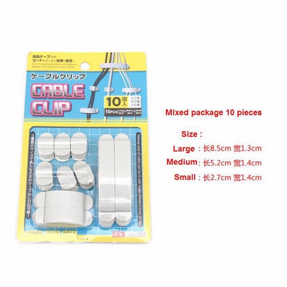 50 Pcs Cable Clips,Adhesive Cable Organizer Cord Holder Wire Clip Wire