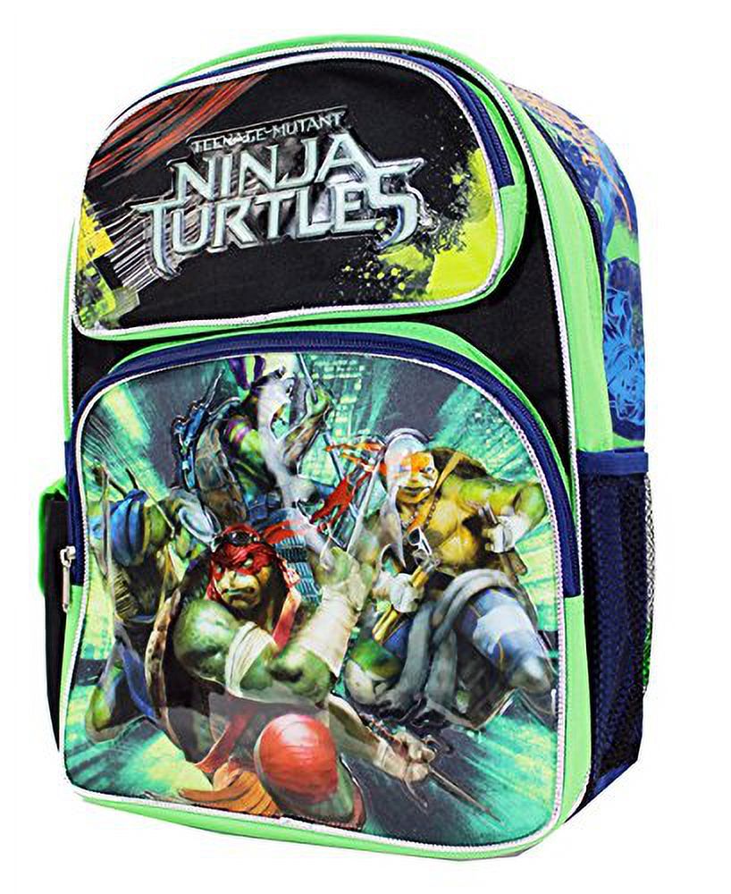 Backpack - Teenage Mutant Ninja Turtles - TMNT Movie Green City New 639907