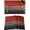 Black Red, variant on Placemats Set of 6, Red Gray Black Woven Placemat, Linen Place Mats for Kitchen/Dining Tables, Vintage Country Gradient Wooden Grain Washable Table Mats for Party