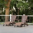thumbnail image 4 of Lifetime Outdoor Polystyrene Adirondack Chair and Table Combo,  Rustic Brown (60294), 4 of 16