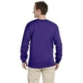 thumbnail image 2 of The Fruit of the Loom Adult HD Cotton Long-Sleeve T-Shirt - PURPLE - XL, 2 of 2
