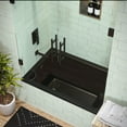 thumbnail image 2 of Voltaire 48" x 32" Reversible Drain Drop-In Bathtub in Matte Black, 2 of 11