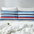 thumbnail image 4 of Erosebridal Geometric Stripes Bed Sheets Set Full Size,Abstract Artwork Bedding Full Size,Lines Room Decorative,Breathable,4pcs, 4 of 7