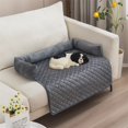 thumbnail image 1 of Pet Dog Cat Sleeping Bed for Medium Large Warm Dogs Bed Sofa Blanket Couch Protector Removable Washable Pets Mats with Pillow ShopWise Round, 1 of 13