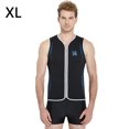 thumbnail image 2 of HETSUITS 3MM Neopreno sin mangas Natación SunScreen Tops Tops Tops de traje de traje de traje de baño para aeróbicos de agua Piragüismo Surfing Kayak Negro XL seitruly OD003694-03, 2 of 7