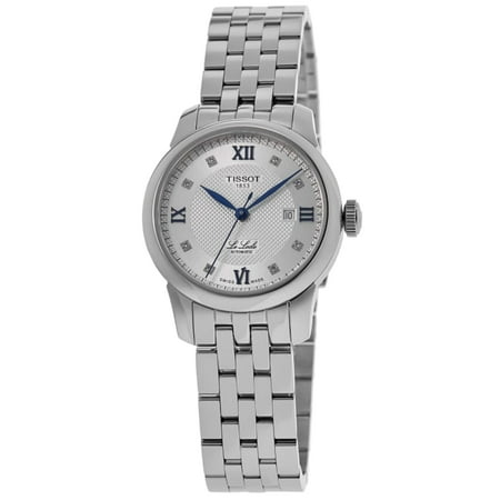 Tissot Le Locle Automatic Lady Silver Diamond Dial Stainless Steel Women's Watch T006.207.11.036.01
