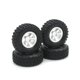 thumbnail image 5 of Juego de 4 Neumáticos de Goma DENGXMXG para Rueda de Metal Beadlock 55 mm para Axial Scx24 TRX4M Fms 1/18 1/24 RC Car, 5 of 5