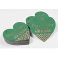 thumbnail image 4 of Inkdotpot Rose Gold Foil Paper Hang Tag Hugs & Kisses From The Wedding Favor Tag 50 Pieces, 4 of 6