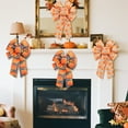 thumbnail image 5 of Fall Bows Thanksgiving Bows for Wreath Fall Decoration for Home Orange Ribbon Gift Bows Buffalo Plaid Check Pre-Tied Swag Bows Indoor Outdoor Décor  9PCS Design 9, 5 of 7