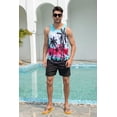 thumbnail image 2 of 3D Graphic Tank Tops for Men Quick Dry Cool Artwork Sleeveless Shirts for Summer Beach Exercise Fitness, 2 of 5