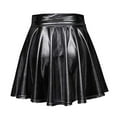 thumbnail image 5 of PUMISAS Pleated Skirts For Women High Waisted Skirts Solid Color A Line Mini Stage Skirt, 5 of 8