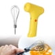 thumbnail image 4 of a de mano eléctrica portátil a de mano recargable USB a de mano eléctrica inalámbrica de mano para comida de bebé, pastel, cocina , Amarillo 1 Varill Amarillo 1 Varilla perfecl Mezclador de mano, 4 of 8