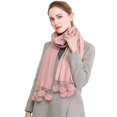 thumbnail image 1 of Warm & Long Women Cashmere Scarf Shawl Pink, 1 of 1