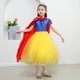 thumbnail image 2 of Vestido de Blancanieves para niña con chal largo Vestido con tutú para niña Vestido con flores color bronce, 2 of 6