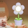 thumbnail image 3 of Encantadora luz de escritorio DIY ajustable LED Linda luz de noche cuidado de los ojos Mini flor adorno luz niños dormitorio decoración niños regalos JShteea El nuevo, 3 of 6