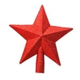 thumbnail image 1 of Top de árboles de Navidad Estrella Festival de decoración de árboles de Navidad, estrella para los regalos de Navidad de del árbol de Navidad para invierno, hogar Rojo, 1 of 8