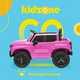 thumbnail image 2 of Kidzone 12V Battery Powered Licensed Chevrolet Silverado Truck - Pink, 2 of 6