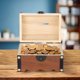 thumbnail image 4 of unbranded Caja Organizadora De Madera Marrón Oscuro Con Cerradura Para Y Guardado, 4 of 6