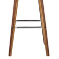 thumbnail image 4 of Taburete de bar Armen Living Vienna Mid-Century Modern 30 pulgadas, gris, 4 of 9