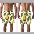 thumbnail image 3 of luoweisi Men's Beach Shorts Quick Dry Swim Trunks with Mesh Lining Pear L, 3 of 5