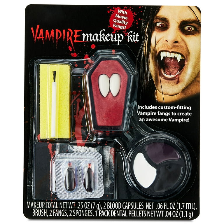 Vampire Makeup Kit, Halloween Make-Up for Adults, by Fun World