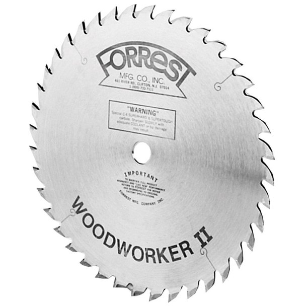 Forrest WW10407100 Woodworker II 10Inch 40tooth ATB .100 Kerf Saw