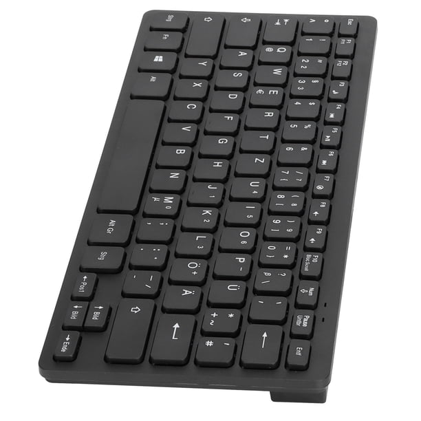 Teclados de Computadora Diseño Ergonómico Ultrafino Mini Durable Cableado 78 Teclas Teclado Mecánico para PC Laptops Teclado Cirílico