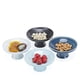 thumbnail image 3 of Plato alto de fruta de cerámica de estilo chino con forma de loto, plato para refrigerio, plato para repostería, bandeja para frutos secos, postre para el hogar, plato creativo para frutas, 3 of 5