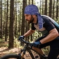 thumbnail image 6 of VeFlora Cooling Headscarf Cap Bandana Beanie Motorcycle Pirate Head Wrap Safety Liner Elastic Fit Adjustable Straps, 6 of 9