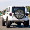 thumbnail image 3 of Beach Spare Tire Cover Dust-Proof Wheel Tire Cover Fit Trailer, RV, SUV and Many Vehicle, 3 of 7