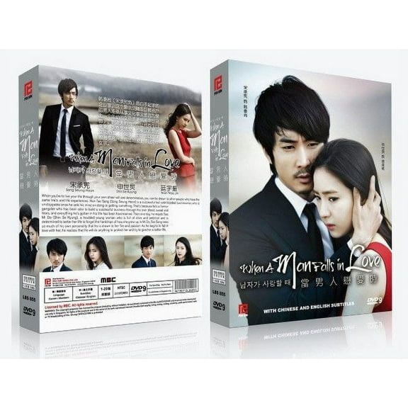 When A Man Falls In Love Korean Drama DVD Complete Tv Series - Original K-Drama DVD Set