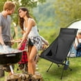 thumbnail image 4 of TOPCHANCES Ultralight High Back Camping Chair, Lightweight Folding Chairs with Headrest, Portable Compact for Outdoor Camp, Hiking, Picnic, Backpacking, 4 of 7