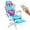 Purple, variant on Frogued Gaming Chair with LED Lights for Girls, 360-degree Swivel Base, Ergonomic Computer Chair with Massage and Footrest, Reclining Video Game Chair for Adult