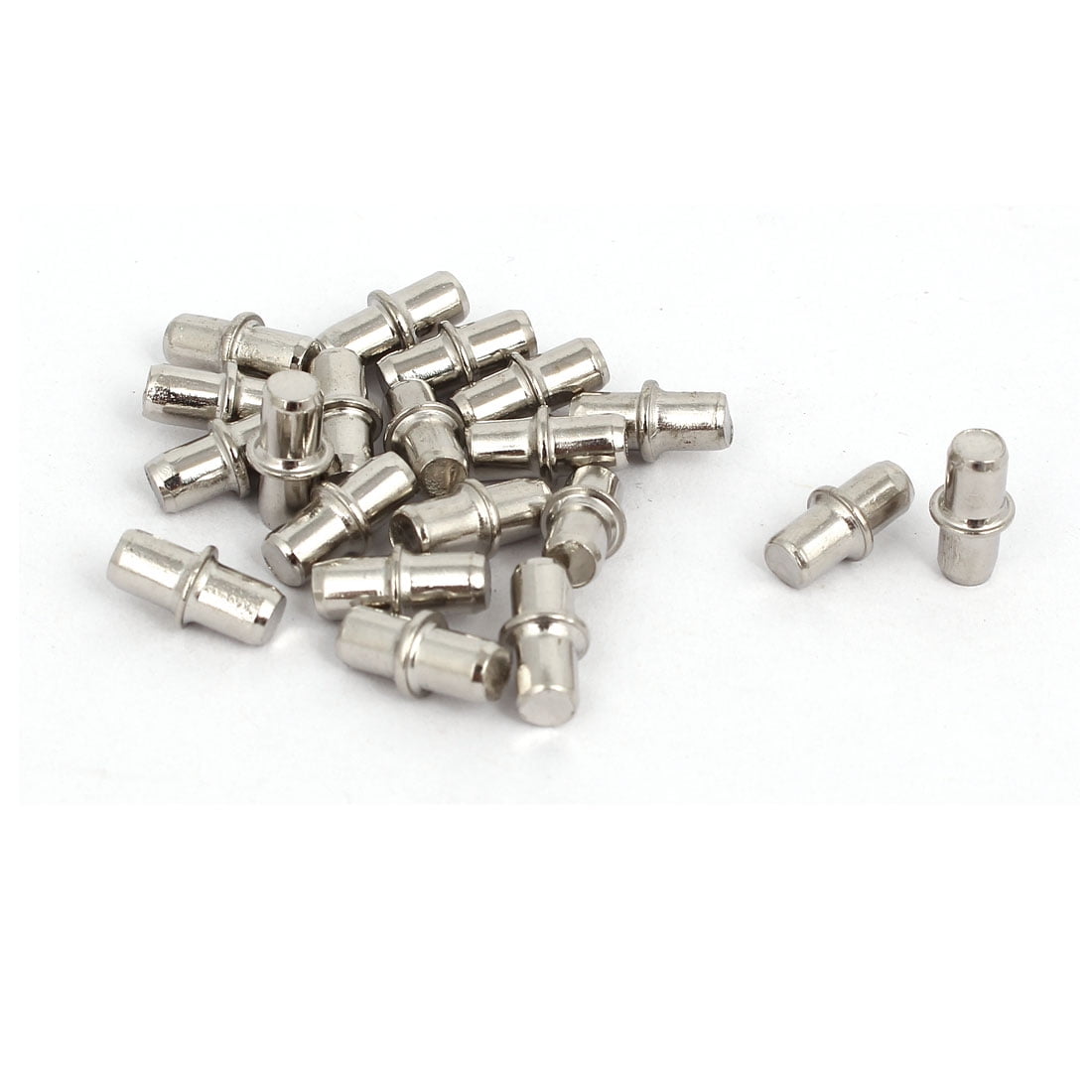 Wardrobe Shelf Support Pins Studs Pegs Silver Tone 5mmx13.5mm
