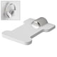 thumbnail image 3 of Soporte para auriculares soporte para auriculares con tornillos y conveniente de usar - Blanco, 3 of 8
